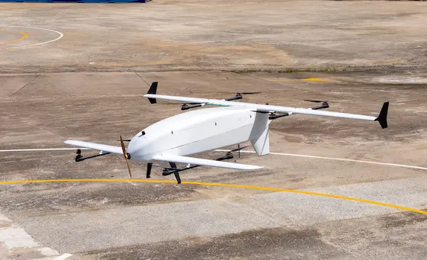 B4H580D Electrical Control Heavy Fuel Piston Drone Engine